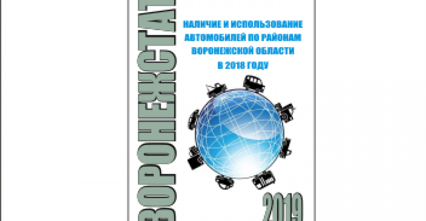 Опубликован статистический бюллетень «Наличие и использование автомобилей по районам Воронежской области в 2018 году»