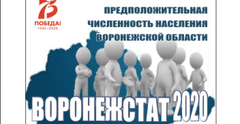 Опубликован статистический бюллетень «Предположительная численность населения Воронежской области»