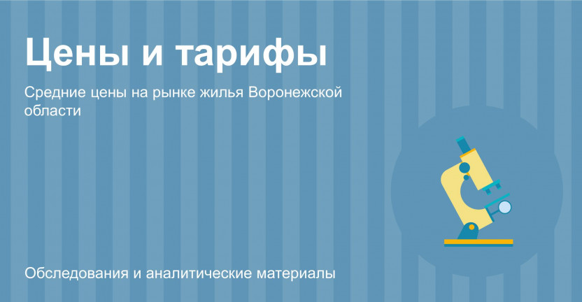 Средние цены на рынке жилья Воронежской области